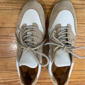 Able Blake Sneaker Tan/White -Like New worn once